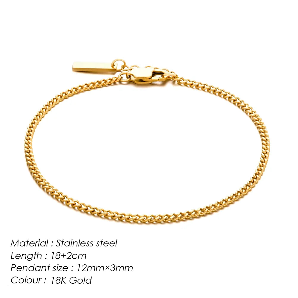 Men's Cuban Chain Bracelet – Waterproof & Durable